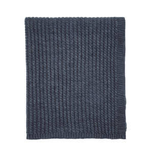 Bedeck of Belfast Miya Chambray Blue Throw